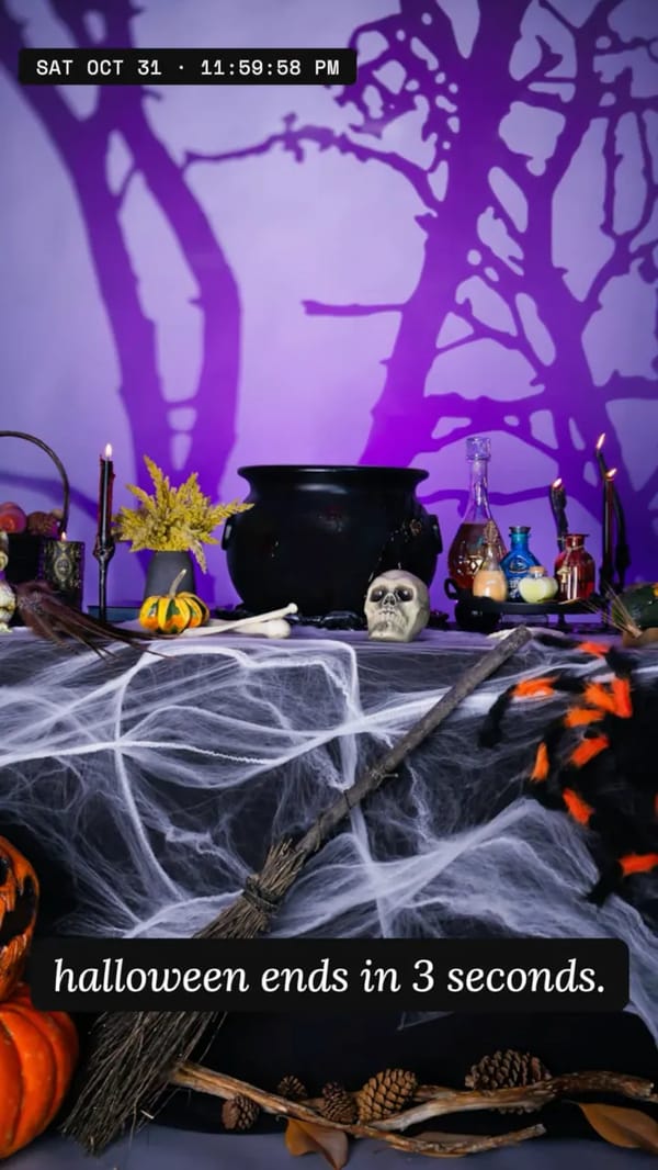 Halloween è finito