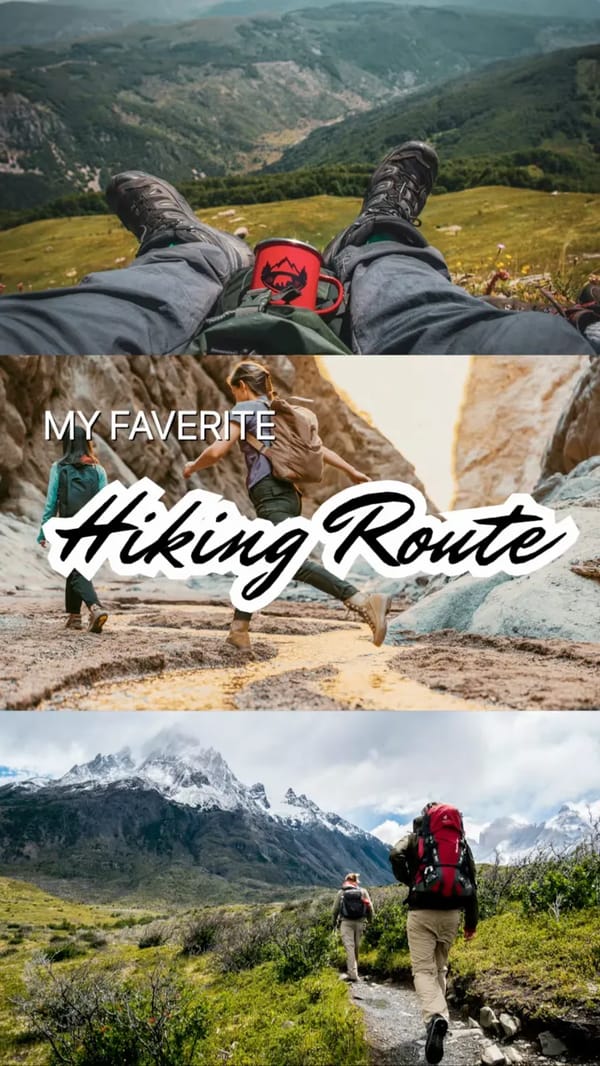 My Faverite Hiking Route