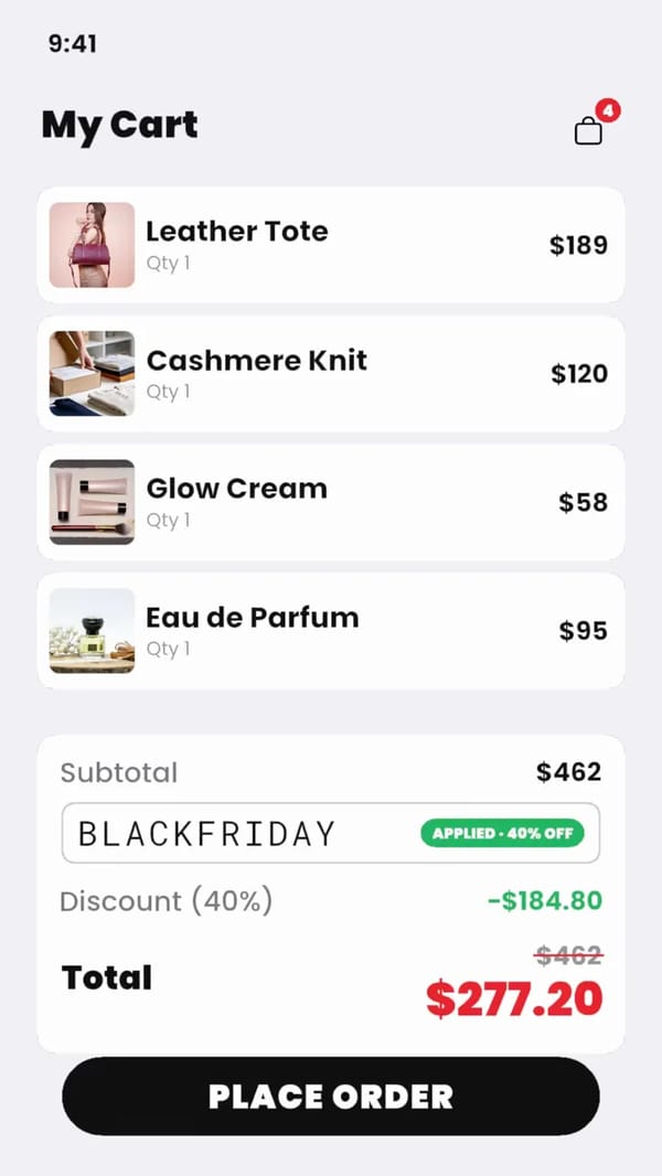 Black Friday Checkout