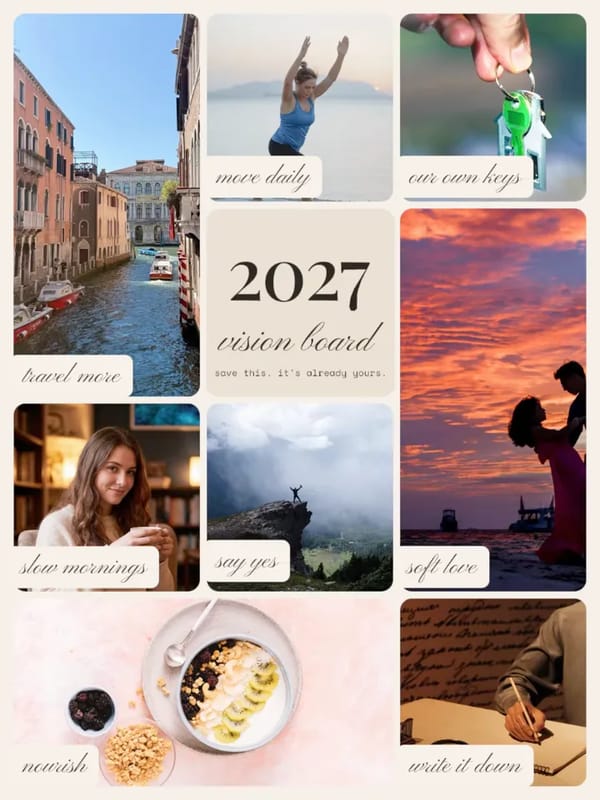 2027 Vision Board