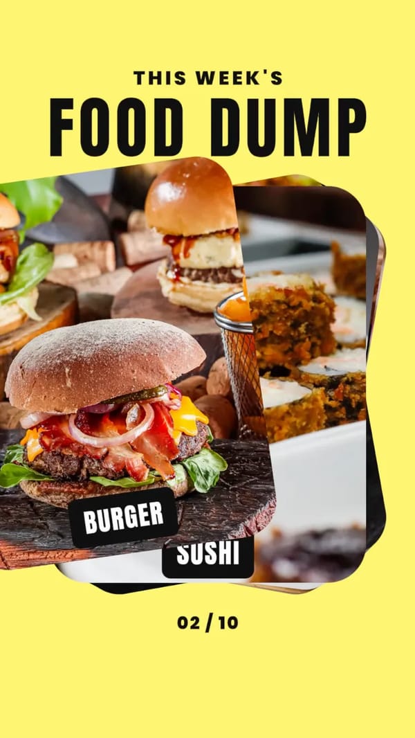 Swipe Through My Food Dump