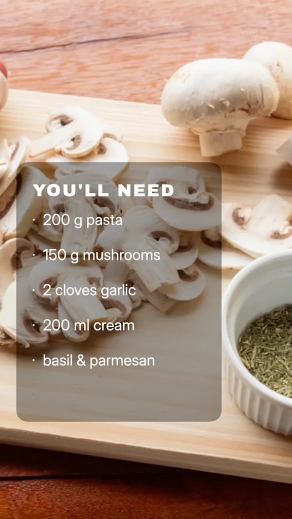 60-Second Recipe