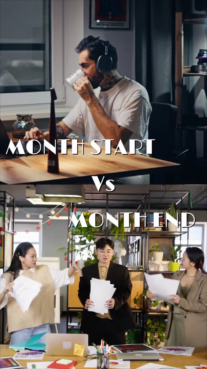 Month start vs end